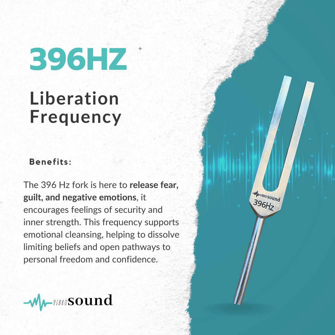 396hz Unweighted Tuning Fork