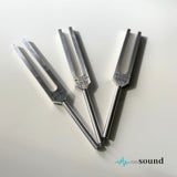 Full Set Of 9 Solfeggio Unweighted Tuning Forks