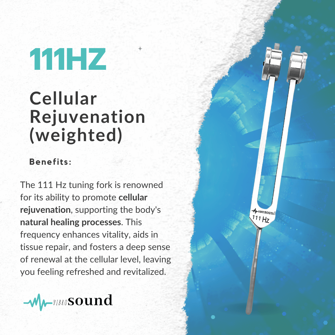 111hz Weighted Tuning Fork