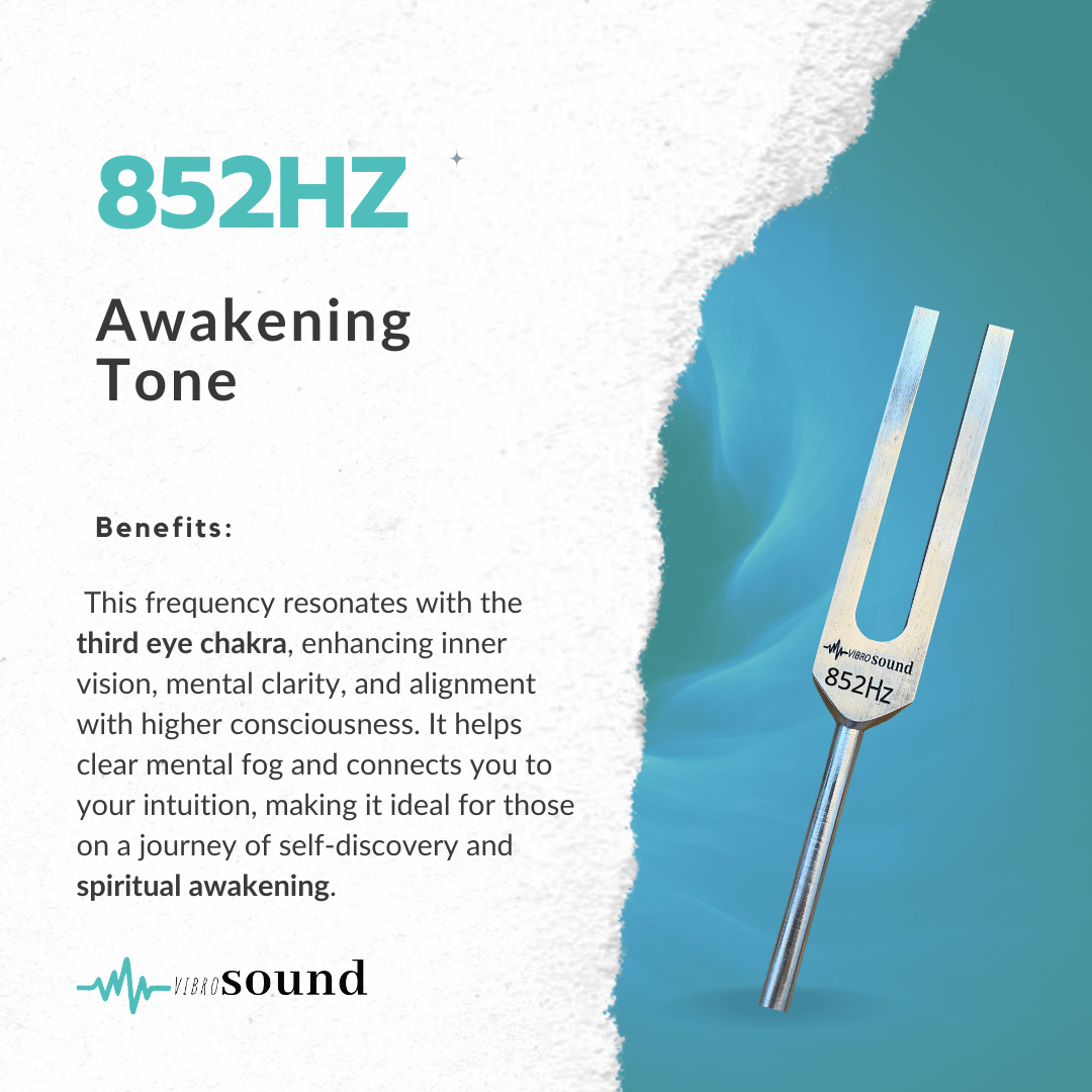 852hz Unweighted Tuning Fork