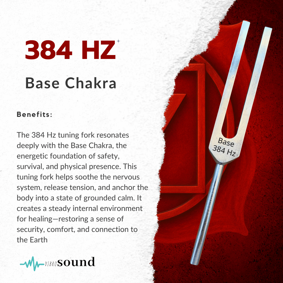 Base Chakra 384 Hz Unweighted Tuning Fork
