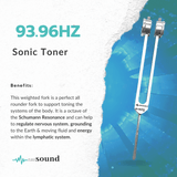 93.96hz (Sonic Toner) Weighted Tuning Fork