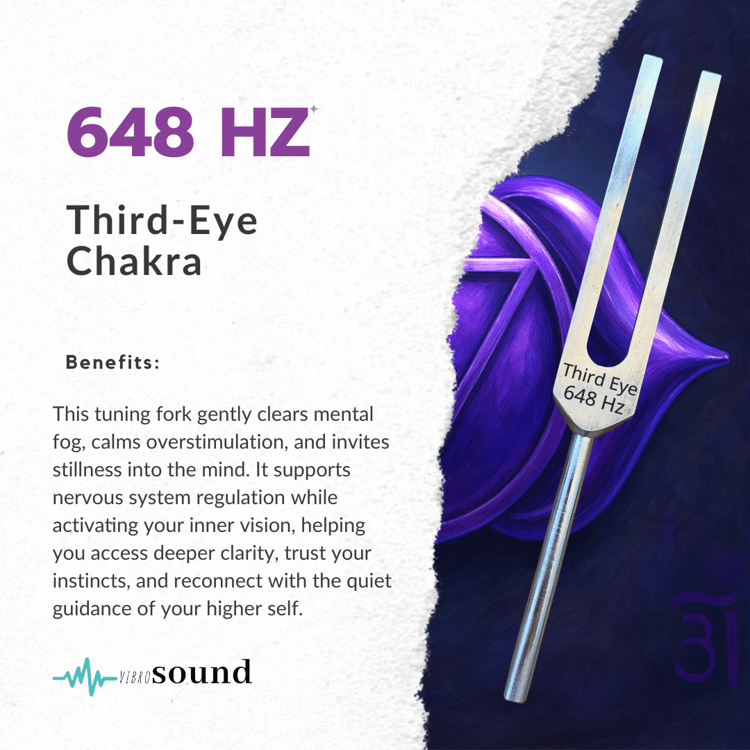 Third Eye Chakra 648 Hz Unweighted Tuning Fork