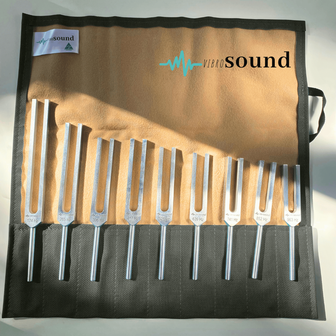 Solfeggio Set (9) Unweighted Tuning Forks