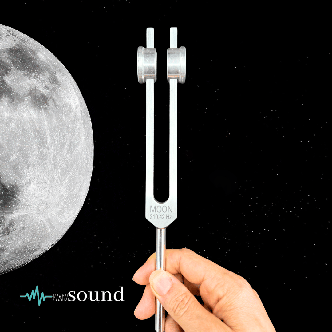 Moon (210.42 Hz) Planetary Weighted Tuning Fork
