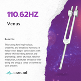 Venus (110.62 Hz) Planetary Weighted Tuning Fork